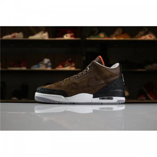 2018 Air Jordan 3 JTH NRG Coffee Brown/Black-White AV6683-300 Fo
