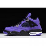 2018 Travis Scott x Air Jordan 4 "Purple" 308497-510 For Sale