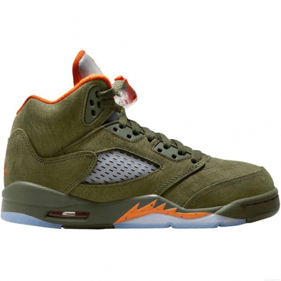 Jordan 5 Retro Olive (2024) (GS) - Click Image to Close