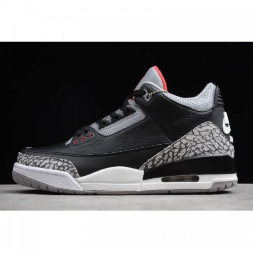 2019 New Air Jordan 3 Retro Black Cement 854262-001