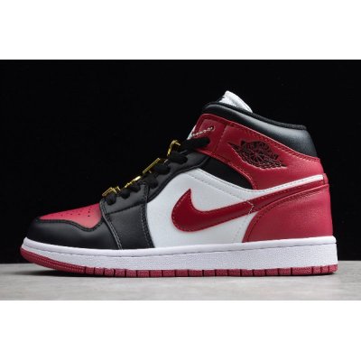 2020 Air Jordan 1 MID "Fearless" Black/Red CZ4385-016
