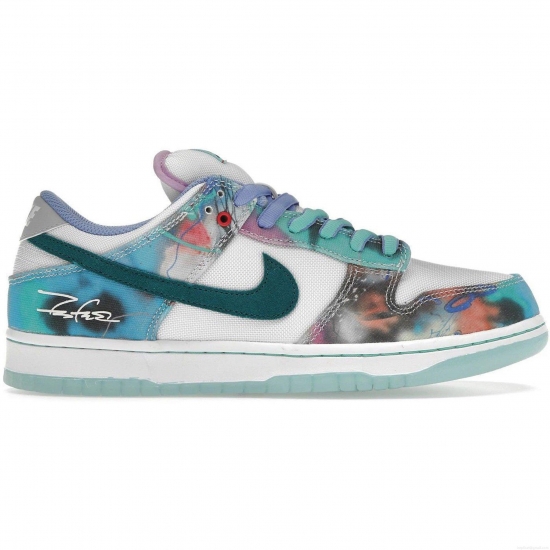 Nike SB Dunk Low Futura Laboratories Bleached Aqua - Click Image to Close