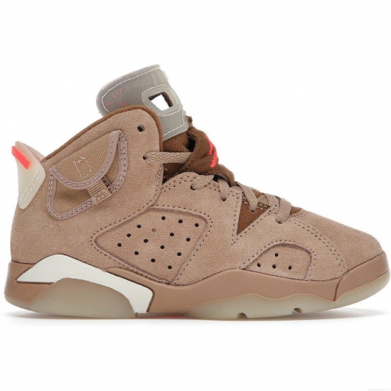 Jordan 6 Retro Travis Scott British Khaki (PS) - Click Image to Close