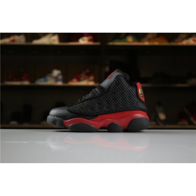 Kid's Air Jordan 13 Retro "Bred" Black/True Red-White For Sale