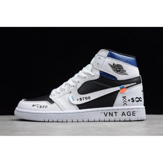 Air Jordan 1 High OG "VNT AGE" White/Black-University Blue 55508 - Click Image to Close