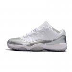New Air Jordan 11 Retro Low White/Metallic Silver 833001-102