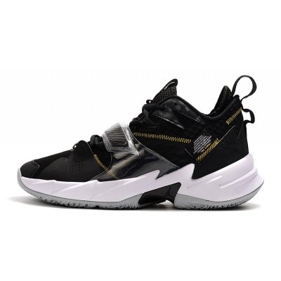 2020 Jordan Why Not Zer0.3 "The Family" Black/White-Metallic Gol