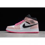 Girls Air Jordan 1 Mid SE "Crimson Tint" 852542-801 For Sale
