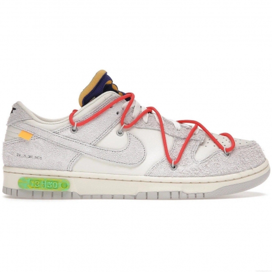 Nike Dunk Low Off-White Lot 13 - Click Image to Close