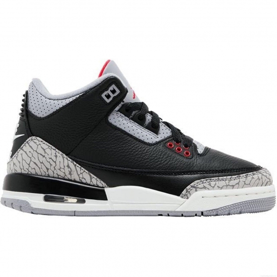 Jordan 3 Retro Black Cement (2024) (GS) - Click Image to Close