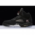 Air Jordan 5 "PSG" Black/White-Challenge Red AV9175-001