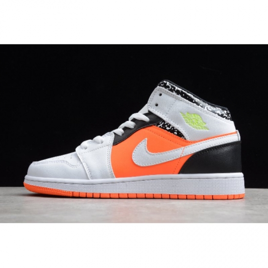 2020 Air Jordan 1 Mid "Hyper Crimson" 554725-870 - Click Image to Close