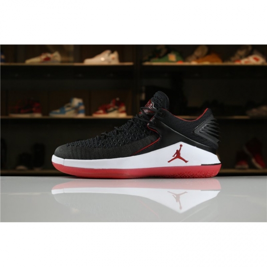 Air Jordan XXX2 Low "Banned" Black/University Red AH3347-001 Men - Click Image to Close