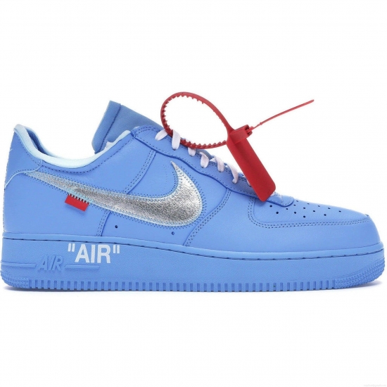 Nike Air Force 1 Low Off-White MCA University Blue - Click Image to Close