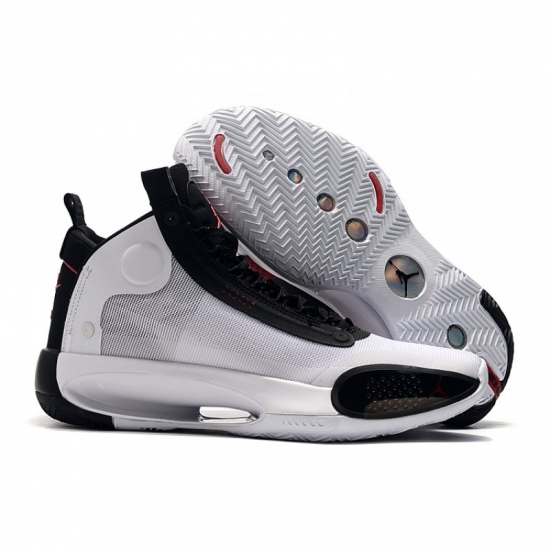 2020 Air Jordan 34 GS "Bred" White/Orbit Red For Sale - Click Image to Close