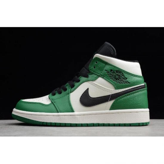 Air Jordan 1 Mid SE Pine Green/Sail-Black 852542-301 - Click Image to Close