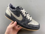 AIR JORDA 1 LOW X LV Gray and black