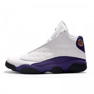 2019 Air Jordan 13 "Lakers" White/Black-Court Purple-University
