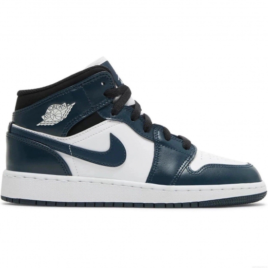 Jordan 1 Mid Armory Navy (GS) - Click Image to Close