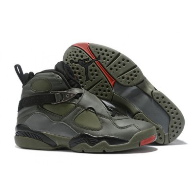2019 Air Jordan 8 Sequoia/Black-Wolf Grey-Max Orange 305381-305