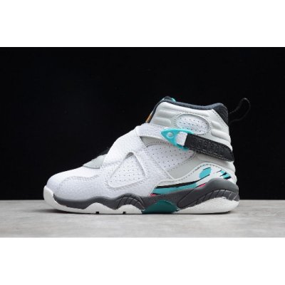 2019 Air Jordan 8 Retro "South Beach" Kids' Sizing 305369-113