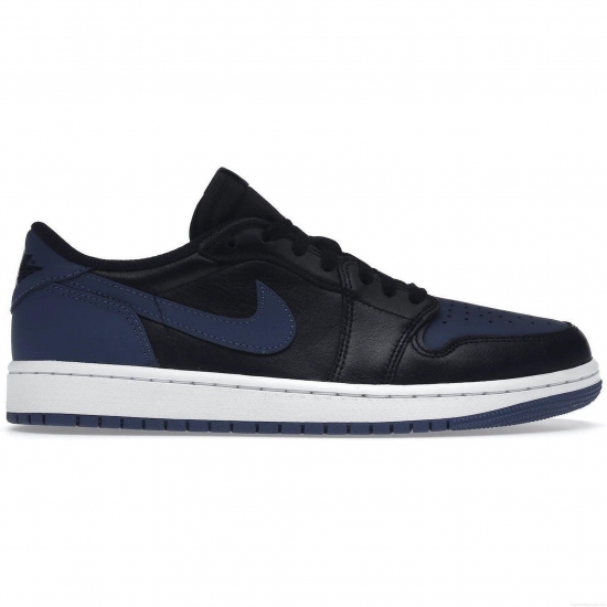 Jordan 1 Retro Low OG Mystic Navy - Click Image to Close