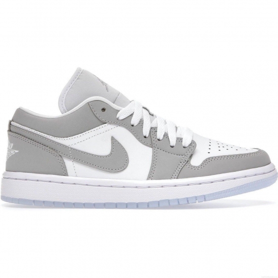 Jordan 1 Low Wolf Grey (Women's) - Click Image to Close