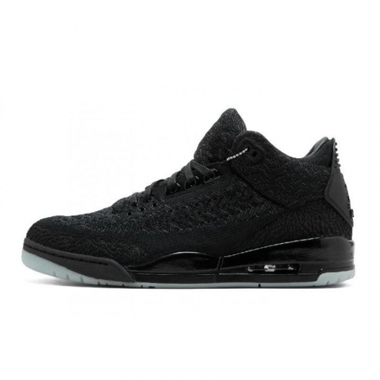 Air Jordan 3 Flyknit Black/Anthracite-Black AQ1005-001 - Click Image to Close