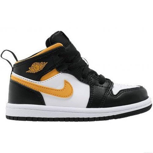 Jordan 1 Mid White Pollen Black (TD)