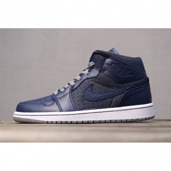 New Air Jordan 1 Phat Obsidian/Cool Grey-White 364770-402 - Click Image to Close