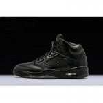New Air Jordan 5 Premium "Flight Jacket" Black/Black/Black 88143