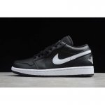2020 New Wmns Air Jordan 1 Low Black White AO9944-001