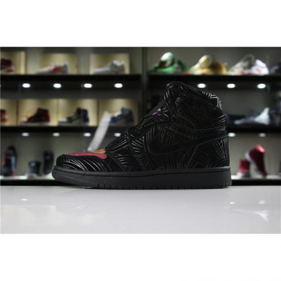 Cheap Air Jordan 1 LHM Pomb "Los Primeros" Black/Multi-Color-Bla - Click Image to Close