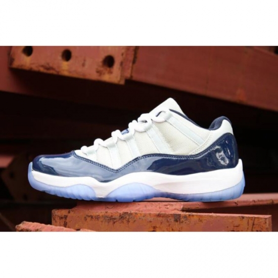New Air Jordan 11 Retro Low "Georgetown" Grey Mist/White-Midnigh - Click Image to Close