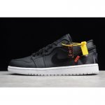 2019 Nike Air Jordan 1? Low PSG? Paris Saint-Germain Black/Infra