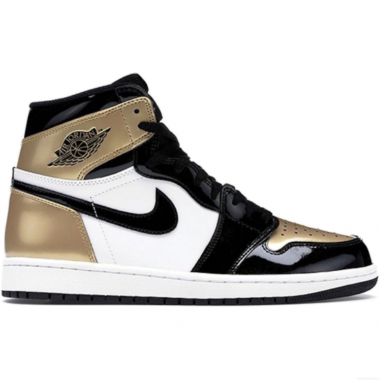 Jordan 1 Retro High NRG Patent Gold Toe - Click Image to Close