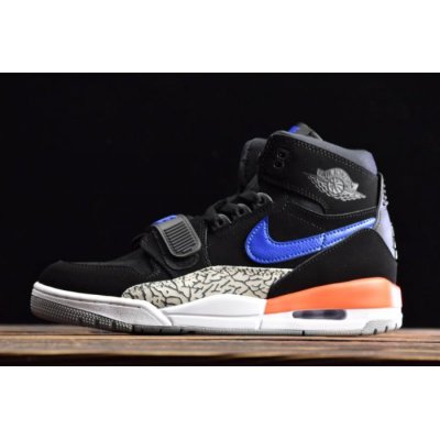 Air Jordan Legacy 312 "Knicks" Black/Rush Blue-Brilliant Orange