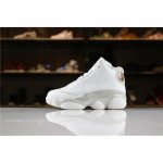 Kid's Air Jordan 13 "Pure Platinum" White/Metallic Silver-Pure P