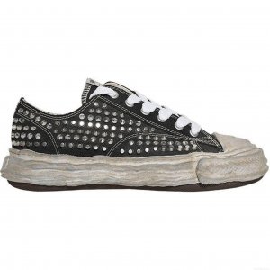 Maison Mihara Yasuhiro Peterson 23 OG Sole Studded Canvas Low Black