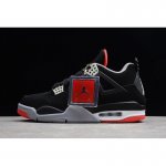 2019 Air Jordan 4 Retro "Bred" Black/Red 308497-089
