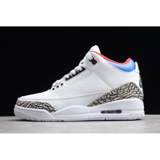 2020 Air Jordan 3 Retro Tinker NRG White/Blue-Red AQ3835-325 - Click Image to Close
