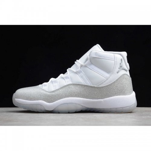 2019 Air Jordan 11 Retro "Vast Grey" White/Metallic Silver-Vast