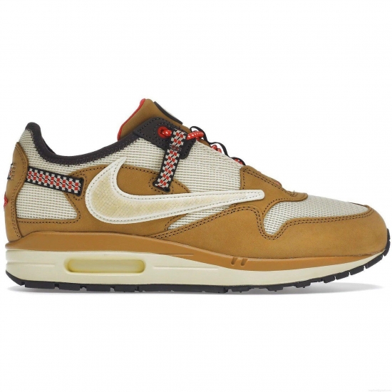 Nike Air Max 1 Travis Scott Cactus Jack Wheat Lemon Drop - Click Image to Close