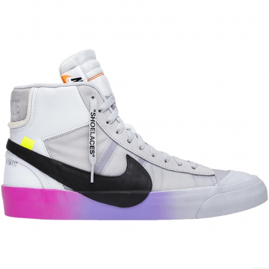 Nike Blazer Mid Off-White Wolf Grey Serena Queen - Click Image to Close