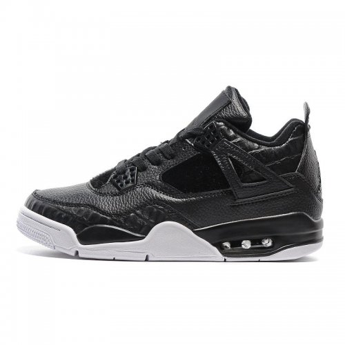 Air Jordan 4 Premium Pinnacle "Black Pony Hair" Black/Anthracite