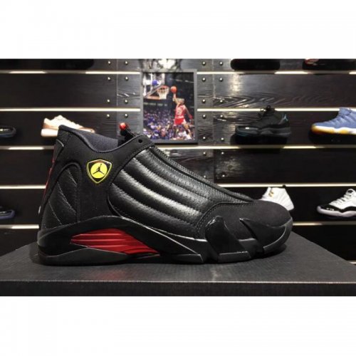 2018 New Air Jordan 14 "Last Shot" Black/Varsity Red 487471-003