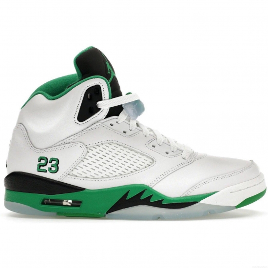 Jordan 5 Retro Lucky Green (Women's) - Click Image to Close