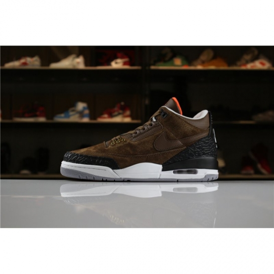 2018 Air Jordan 3 JTH NRG Coffee Brown/Black-White AV6683-300 Fo - Click Image to Close