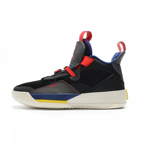 Air Jordan 33 XXXIII "Tech Pack" Black/Black-Dark Smoke Grey-Sai