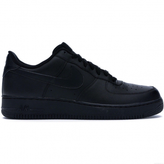 Nike Air Force 1 Low '07 Black - Click Image to Close